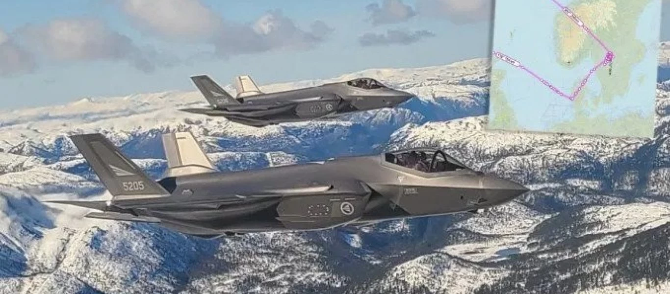 Νορβηγικά F-35 σουηδικά Gripen και αμερικανικά Β-1Β σε κοινή αποστολή πάνω από την Σκανδιναβία